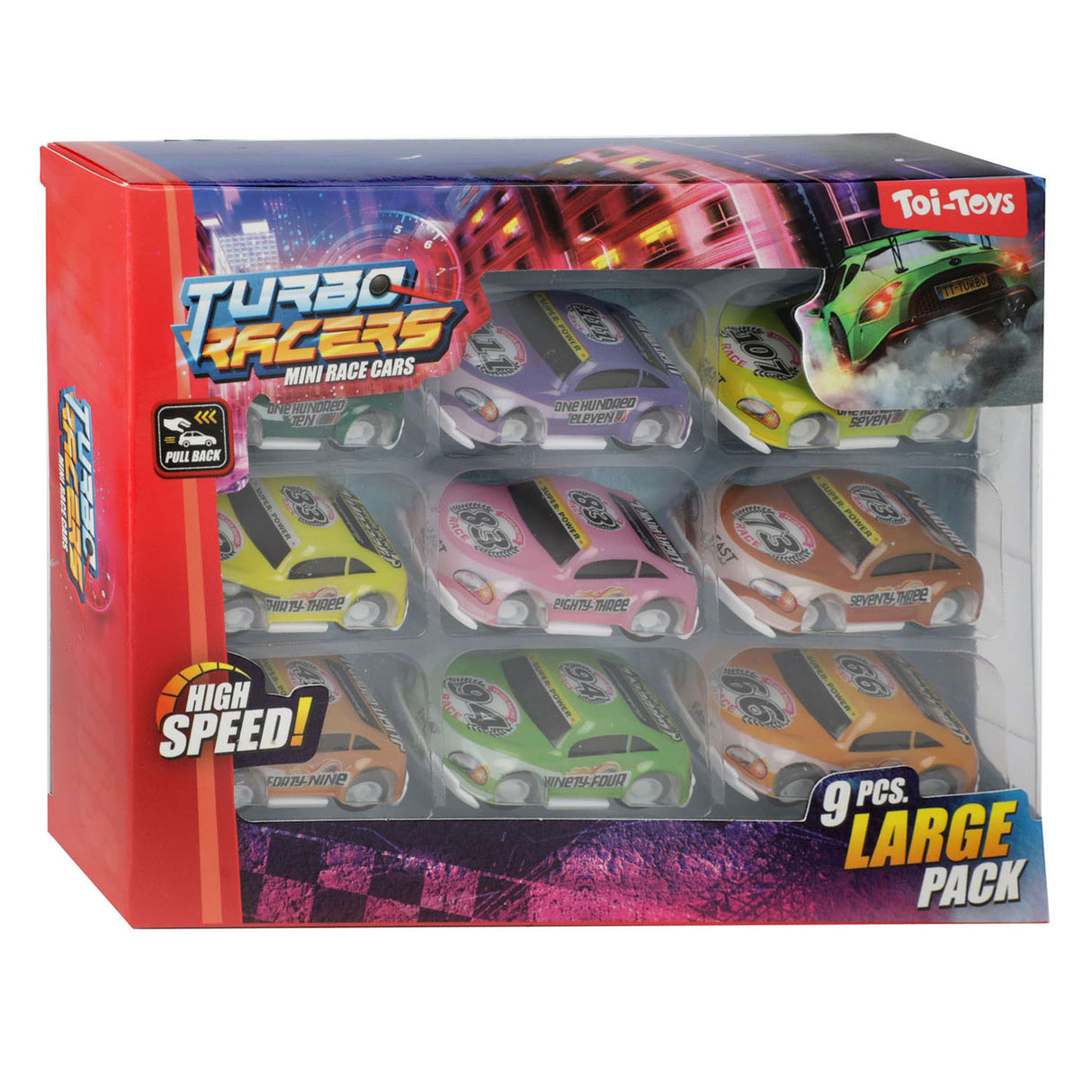 Turbo Racers mini rajdowe samochody, 9st.