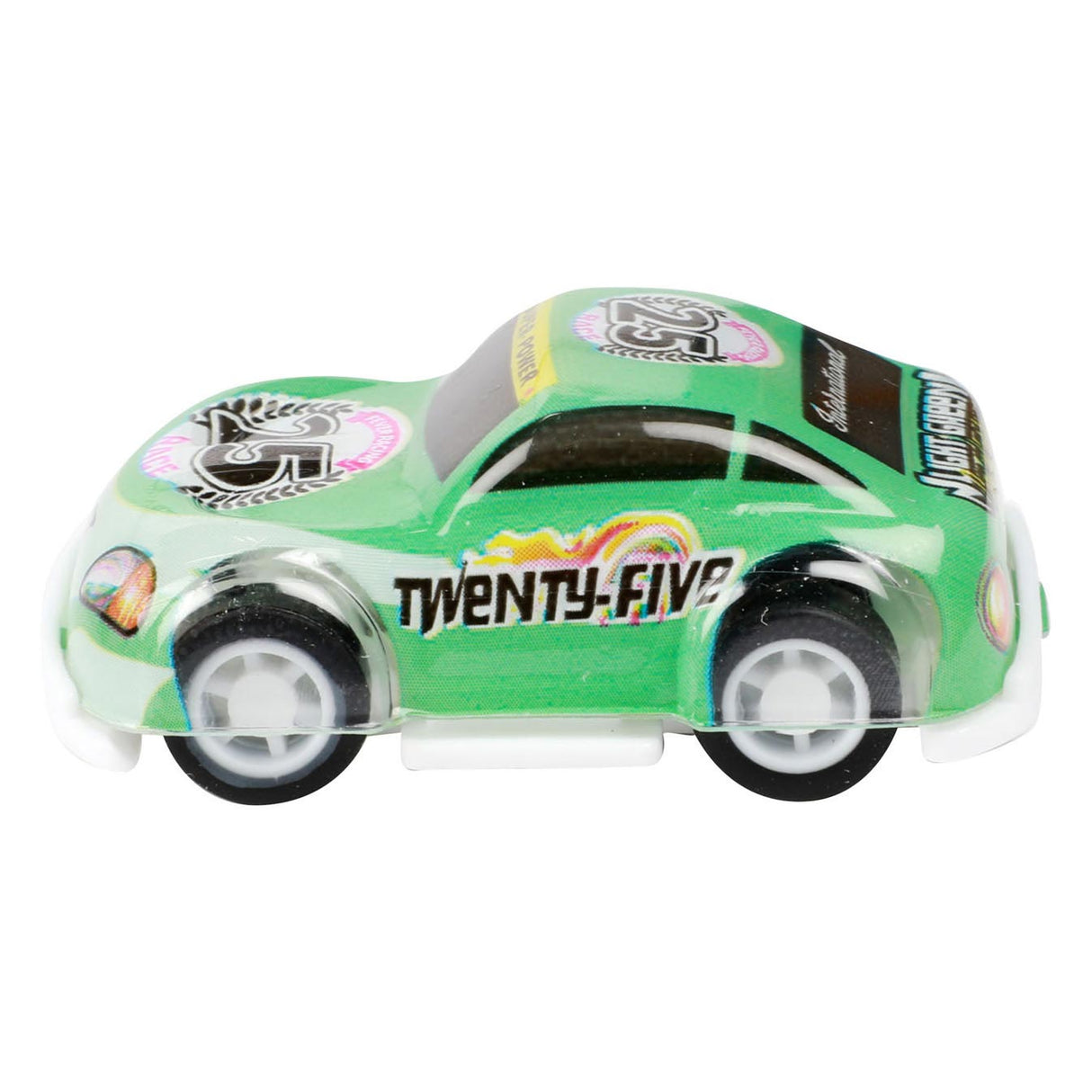 Toi-Toys Turbo Racers Mini Rally Pull-Back cars, 9st.