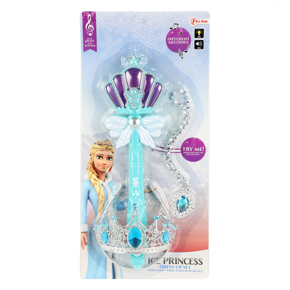 TOI-TOYS ICE Magic jambe princesse avec lumière et son