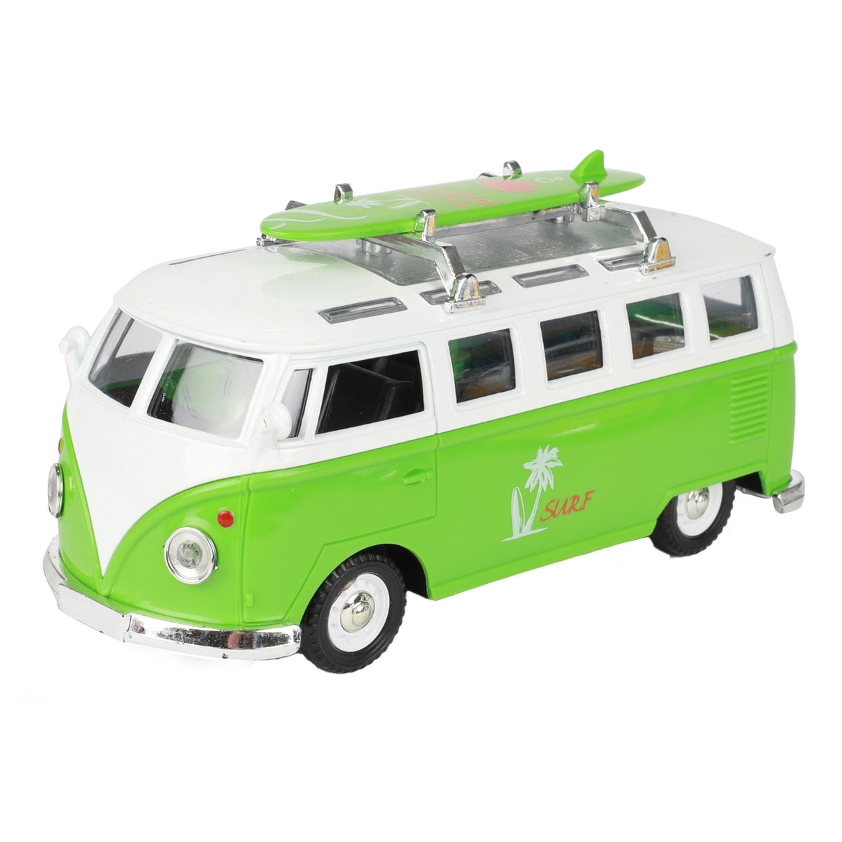 Toi-Toys Pull-Back-Retro-Bus mit Licht und Klang