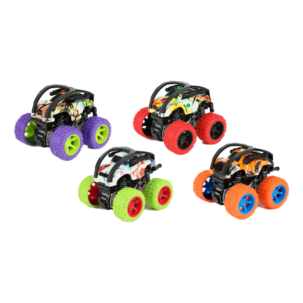 Toi-Toys Trucks Frictie Monster Truck Flip Over