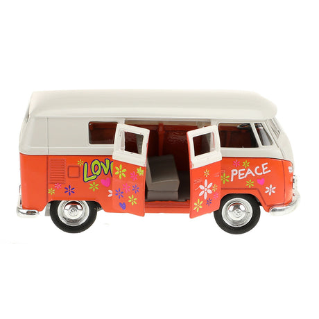 Welly Volkswagen 1962 bus with print model car