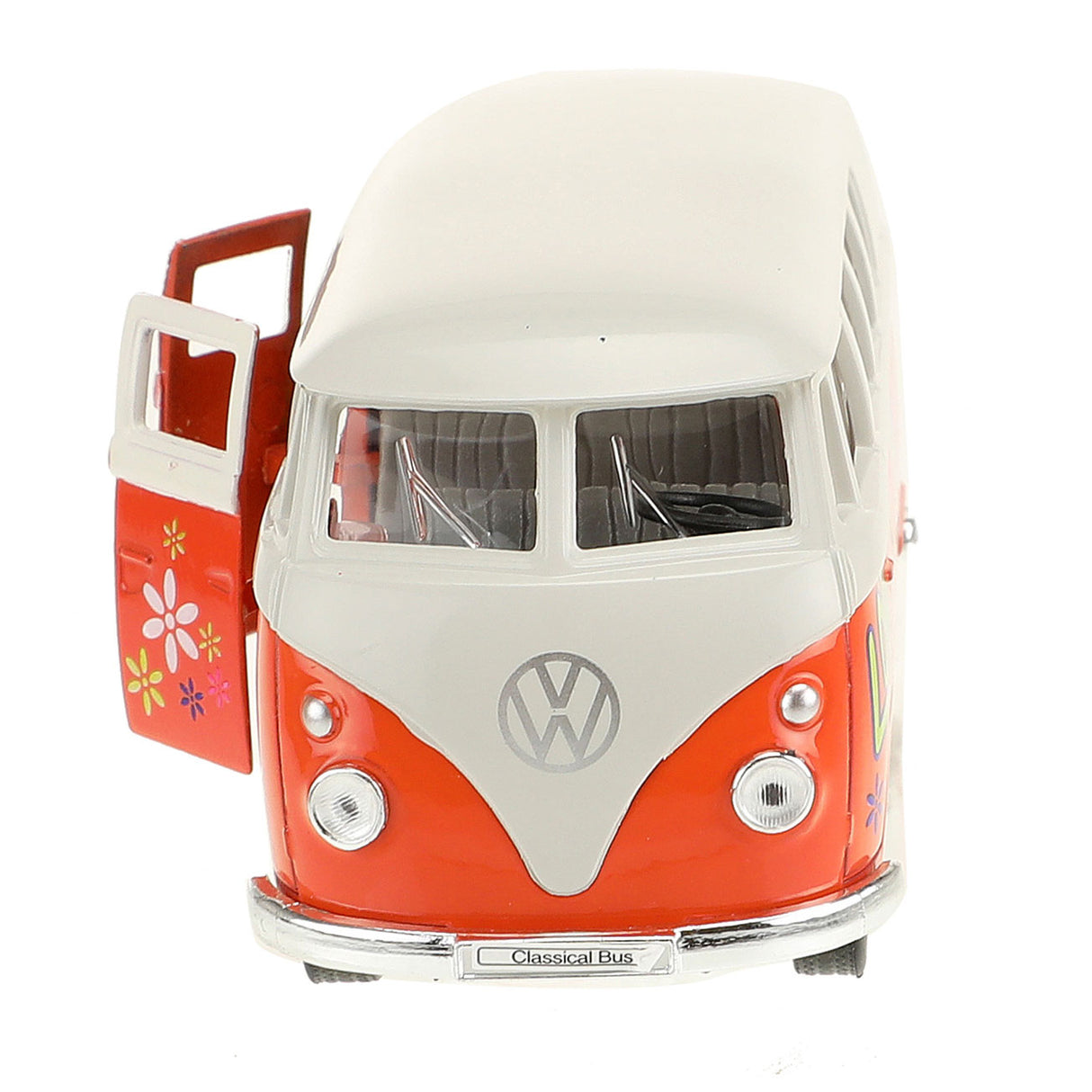 Welly Volkswagen 1962 Bus mam Drécken Model Auto