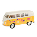 BUS WELLY VOLKSWAGEN 1962 con auto modelo impreso