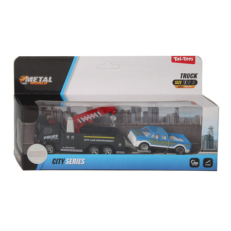 Toi-toys metalworld frictie werkvoertuig - 2dlg.