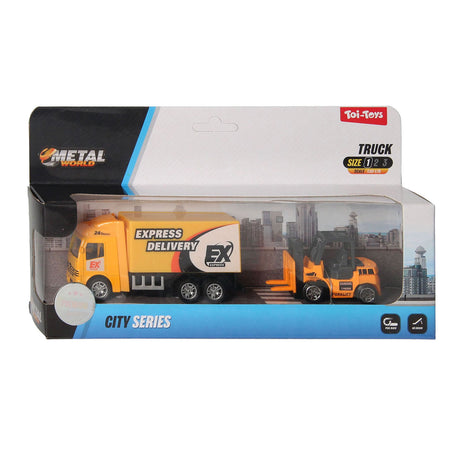 Toi-toys metalworld frictie werkvoertuig - 2dlg.