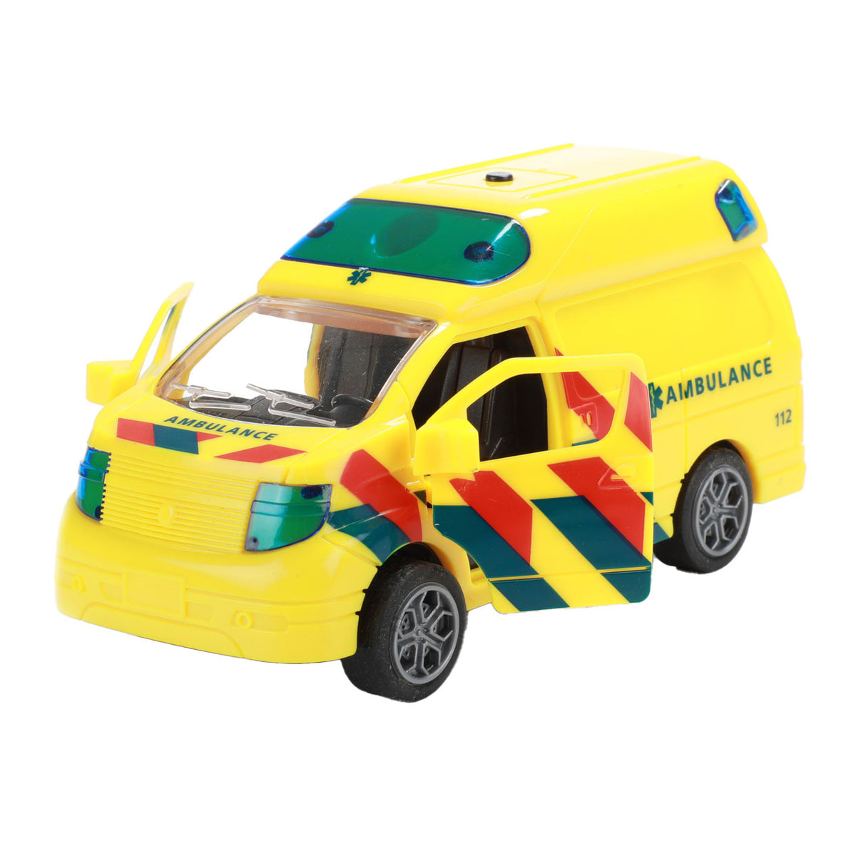 Bilar lastbilar friktion ambulans (nl) med ljus och ljud