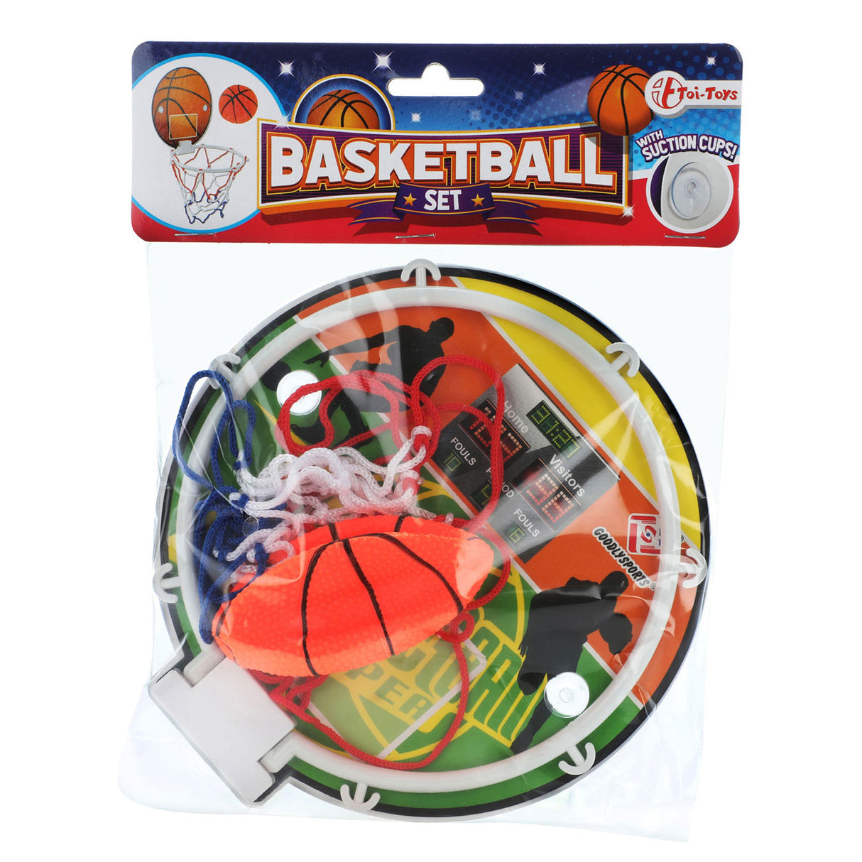 Toi-toys Mini Basketball set s míčovými a přísavnými šálky