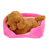 TOI-TOYS PLUCHEN Dog en la canasta