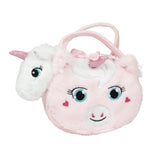 Toi-toys toi toys dream horse pluche eenhoorn in eenhoorntas 10x27x25cm