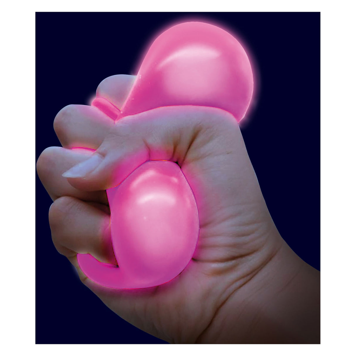 Toi-toys glow n fun anti stressbal glow in the dark