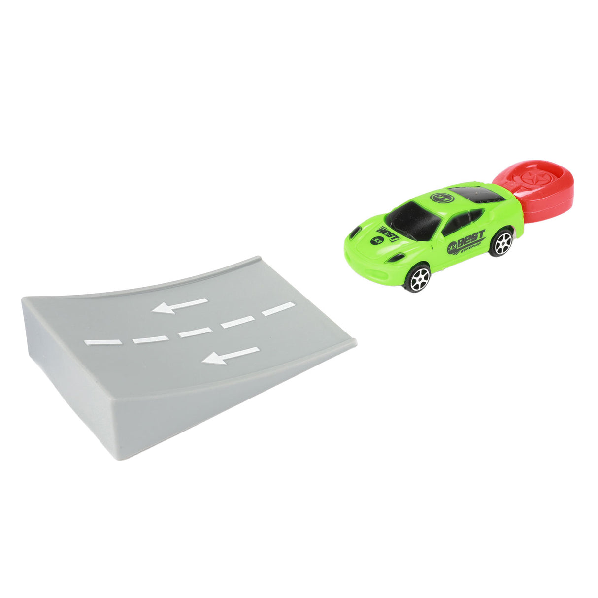 Toi-Toys Turbo Racers shoots rally car with ramp