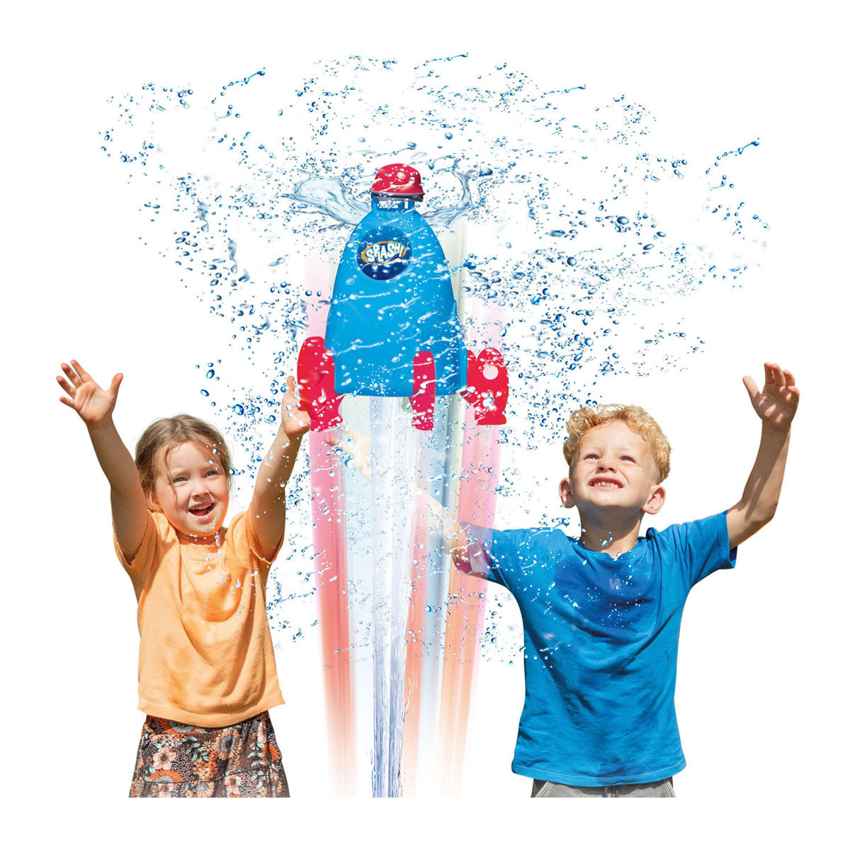 Splash watersproeier met raketlancering