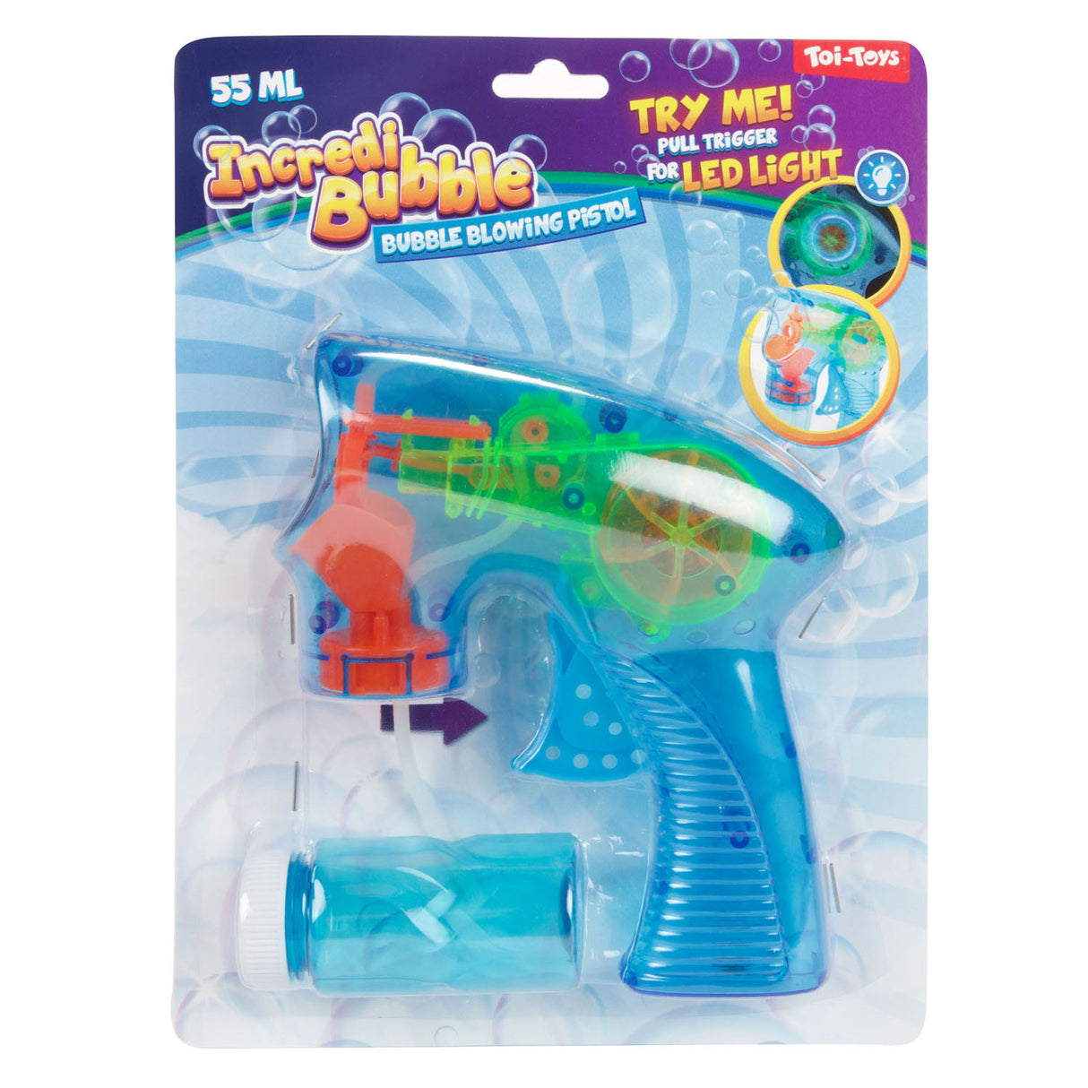 Toi-toys incredibubble bellenblaaspistool met licht