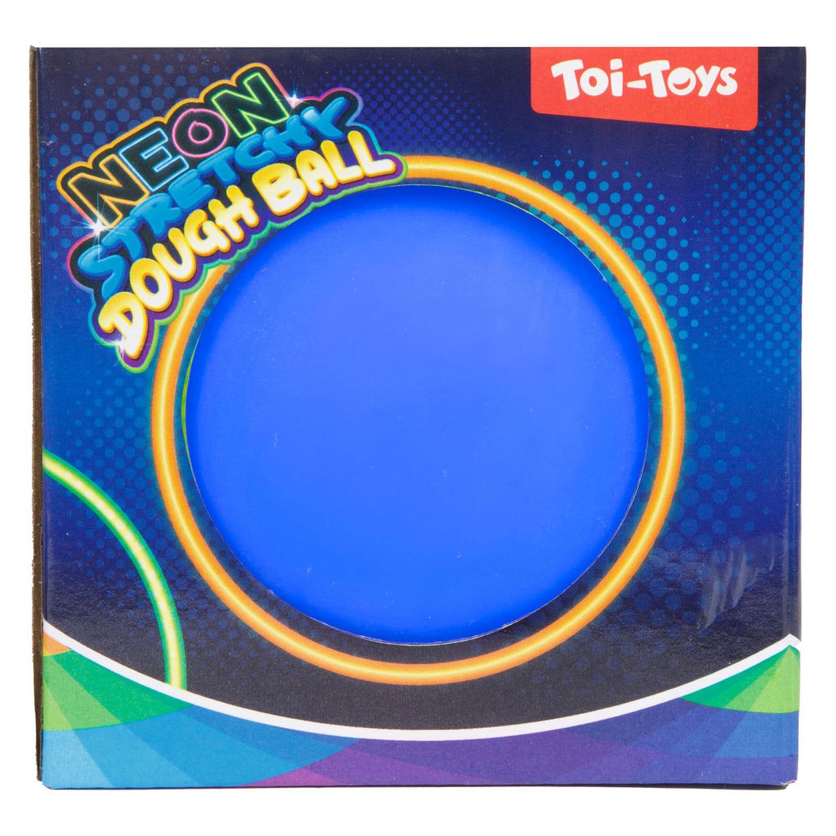 Toi-Toys Fun Neon Kneedbal, 10 cm