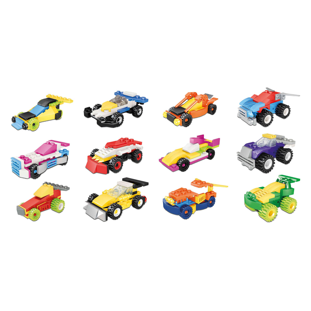 Toi-toys blocks bouwstenen auto verrassingsdoos