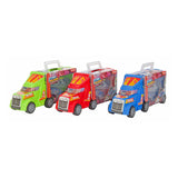 TOI-TOYS TURBO RACERS LAND MED RACING BILER, 3DLG.