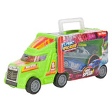 TOI-TOYS TURBO RACERS LAND MED RACING BILER, 3DLG.