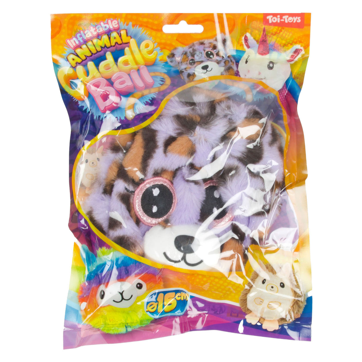 TOI TOYS inflan peluche de animales tiernos, 15 cm