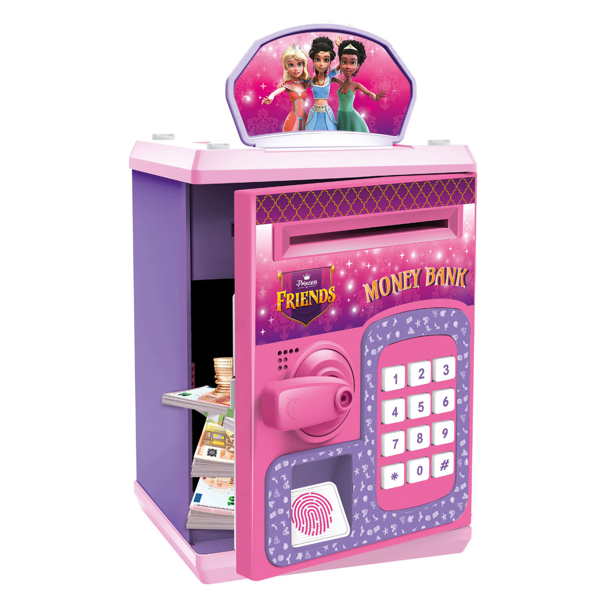 Toi-Toys Friends Money box safe with light and sound