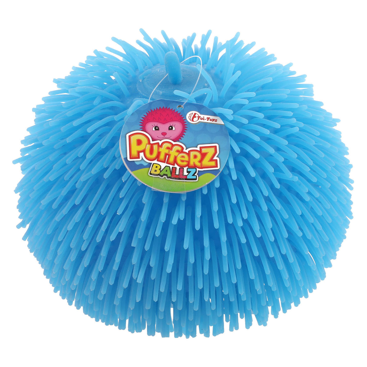 Toi-toys pufferz pufferbal blauw, 23cm