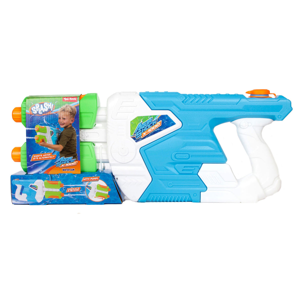 Splash Water gun with Double Loop Twice, 1700ml