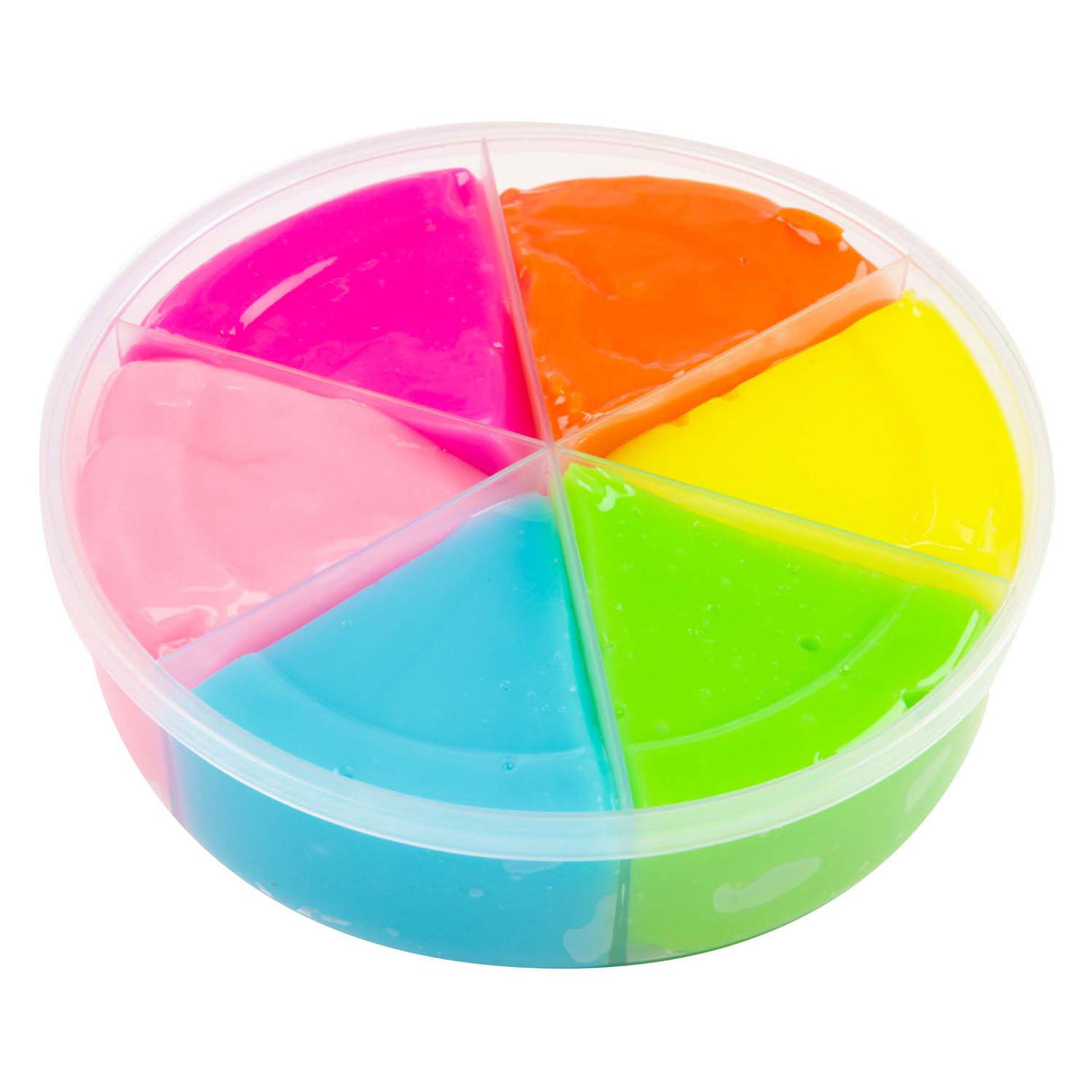 regenboog putty, 6 kleuren