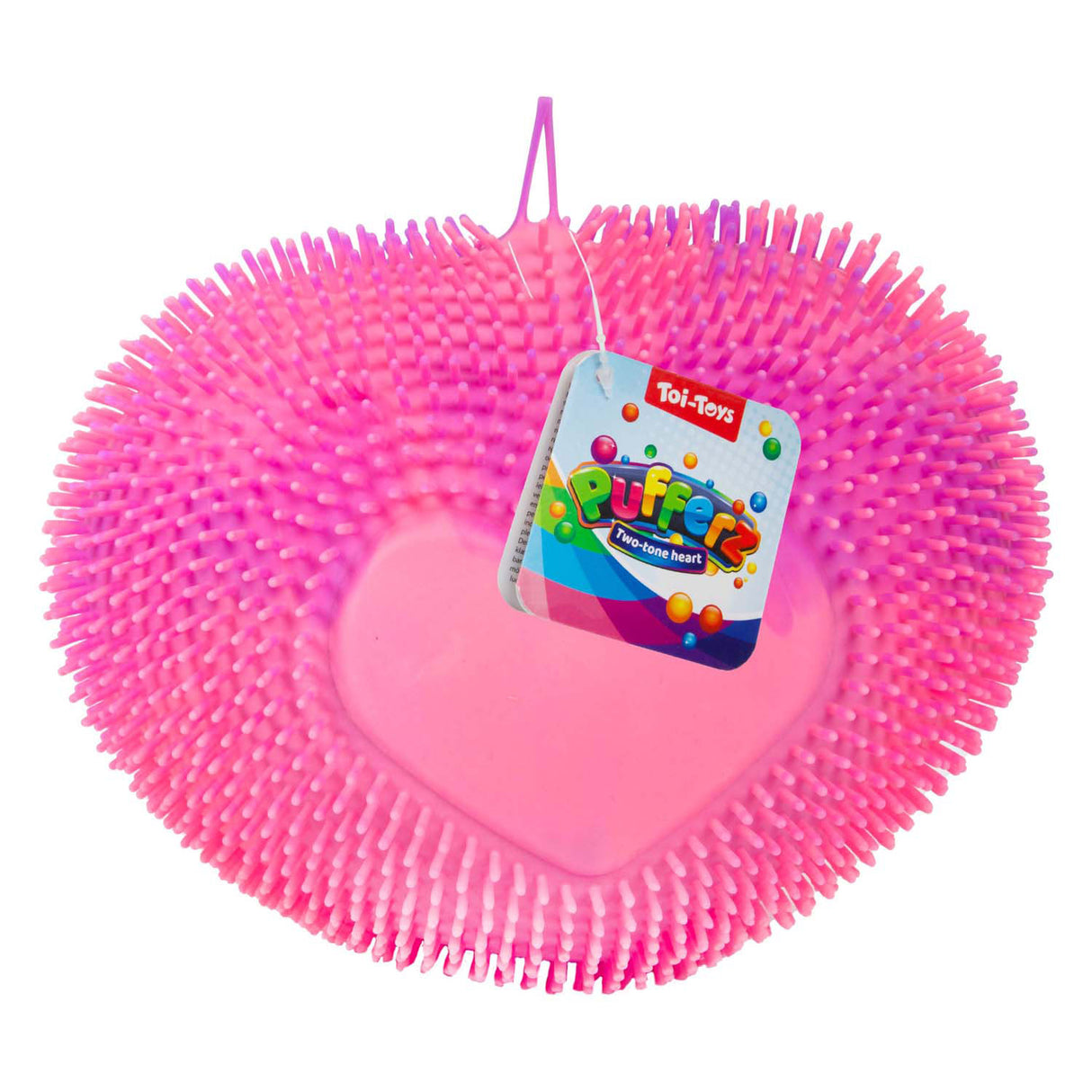 Toi-toys pufferz pufferbal twotone hart 19cm 200gr 3 assorti