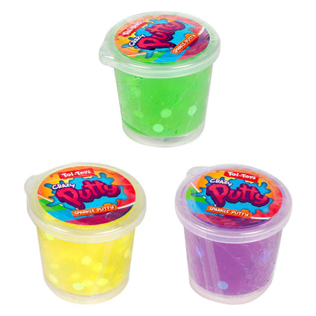 Toi-toys putty met gliters 6ass