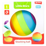 Toi-toys little stapeltoren puzzelbal 6-delig