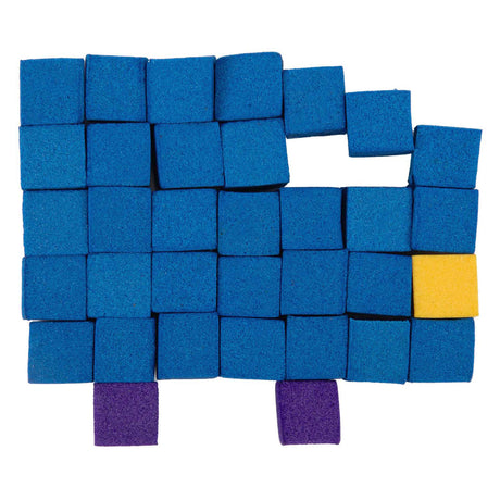 Toi-toys fun zelfklevende mini foamblokken