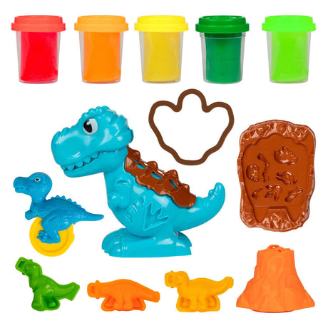 Toi-toys sculptidough kleiset dino - 5 kleipotjes