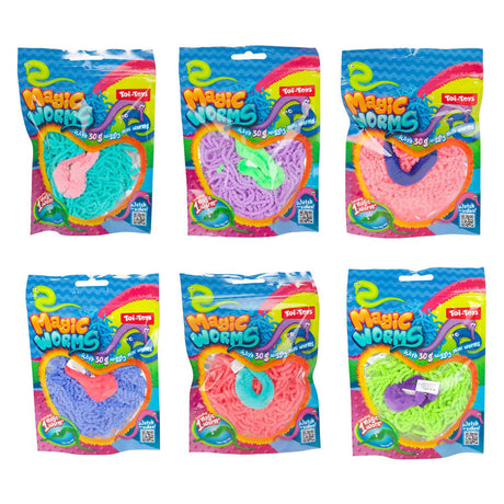 Toi-toys magic wormen met grote magische worm - 30gr.