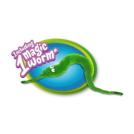 Toi-toys magische worm 15cm met mini wormpjes 30gr