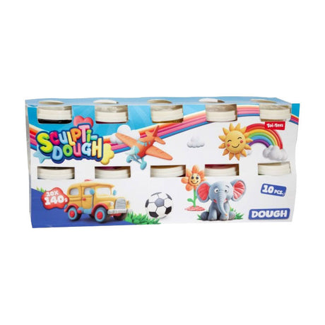 Toi-toys sculptidough kleiset - 10x140gr.