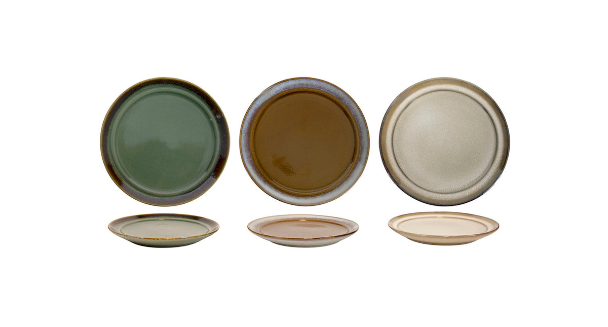 Ontbijtbord mistral rand ø20x2,5cm 3 assortie