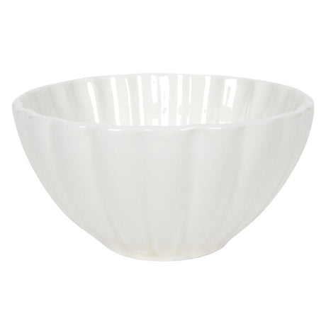 Svenska living schaaltje ø14cm flower off white 6st