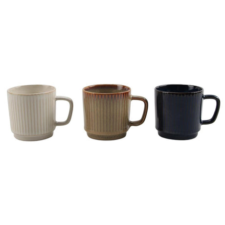 Svenska living koffiemok stapelbaar ø8,2x8,1cm bistro 270ml doos a 6 stuks