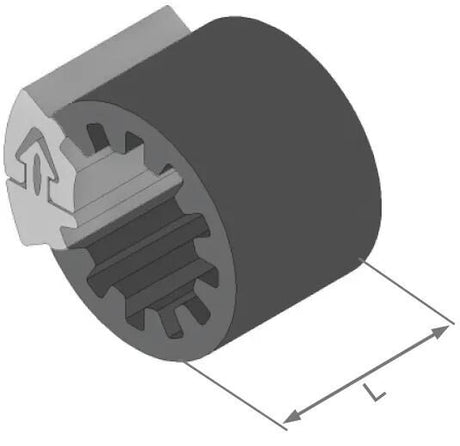 Herth+buss speciale bevestiging clipfixbasic clipfix spacer h+b inner-d=12,5mm,l=30mm