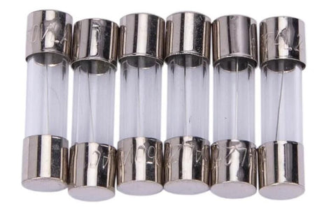 Dresselhaus glazen zekering glass fuses 5x20mm for car radio 5a 6 piece