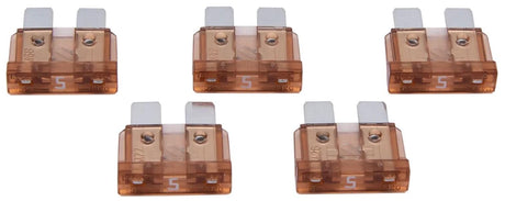 Dresselhaus zekering platte stekker flat fuse 5a according to sae standard