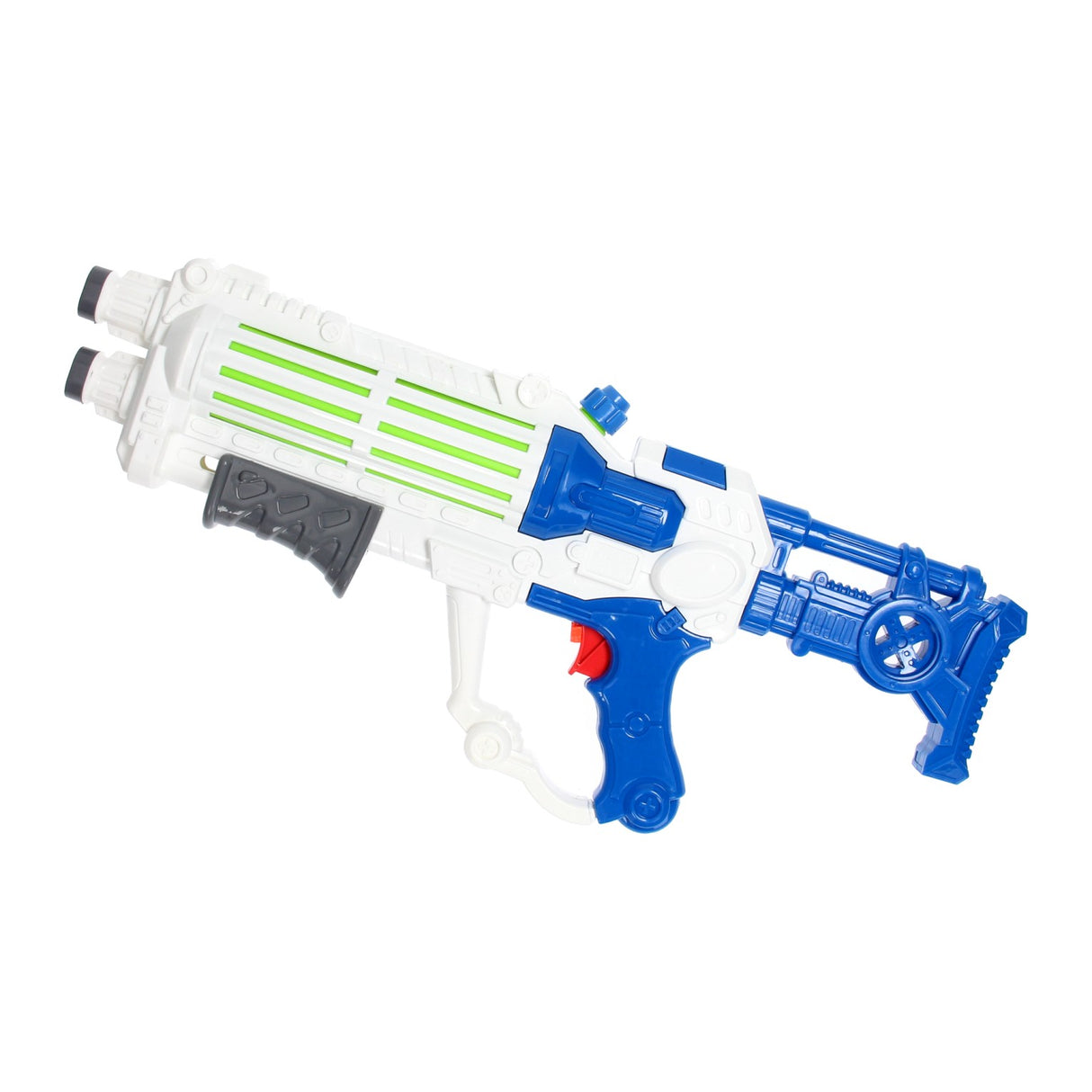 Espacio de pistola de agua con bomba blanca, 49 cm