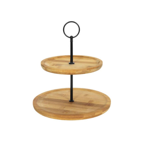 Svenska living bamboe etagere 2-laags bamboe etagere 2-laags