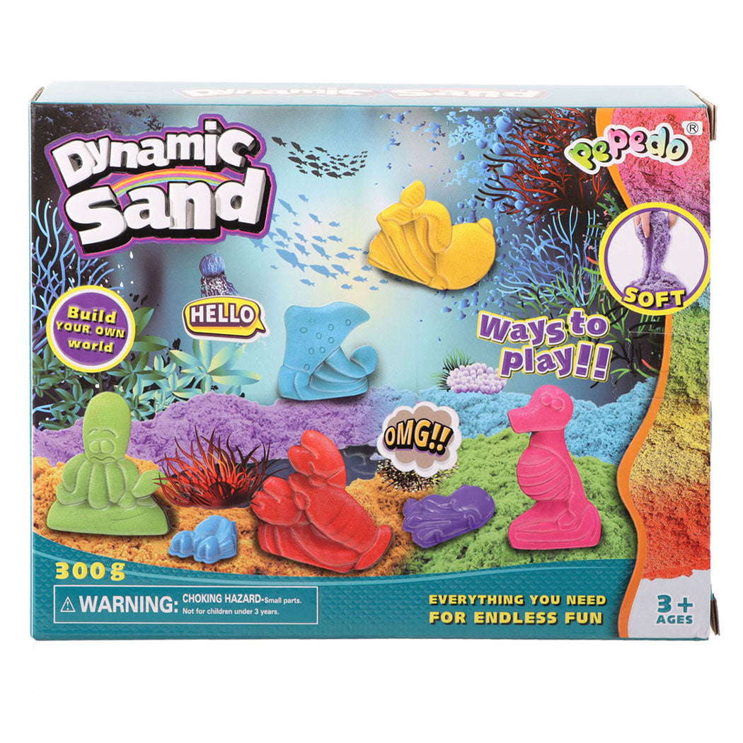 Jono Toys Dynamic Sand Speelzand med tilbehør, 300gr.