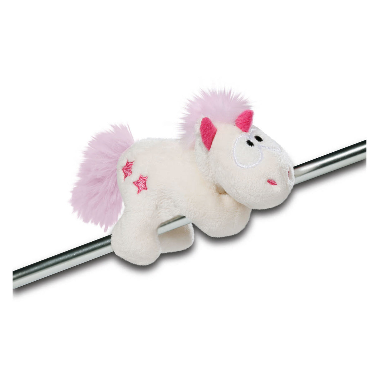 Nici magnici pluchen knuffel eenhoorn theodor met magneet, 12cm