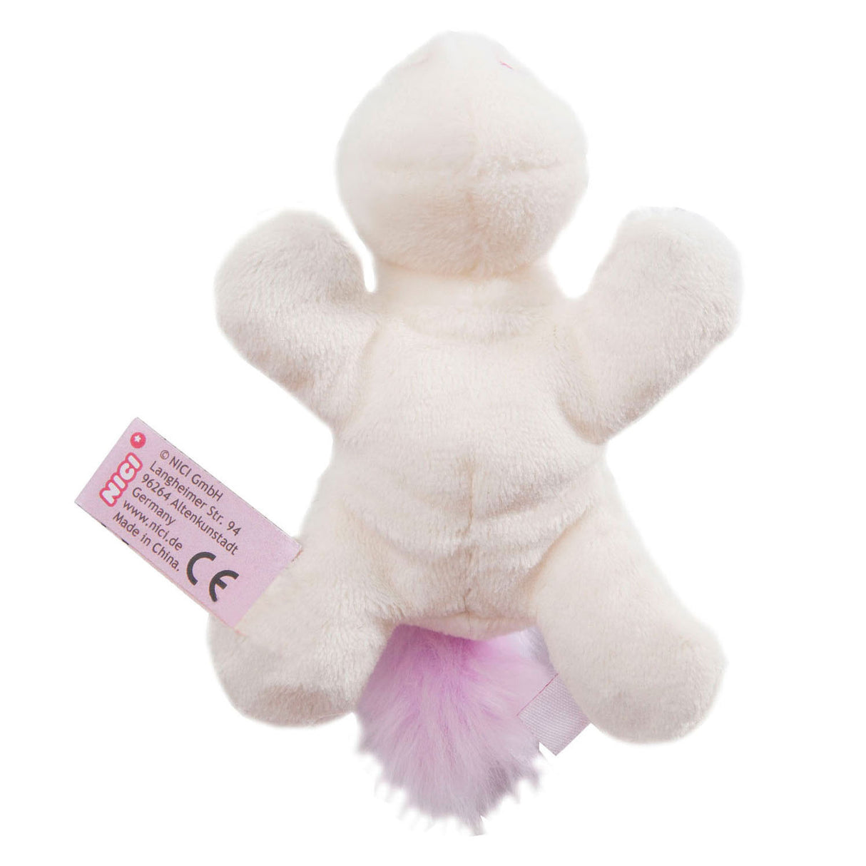 Nici magnici pluchen knuffel eenhoorn theodor met magneet, 12cm