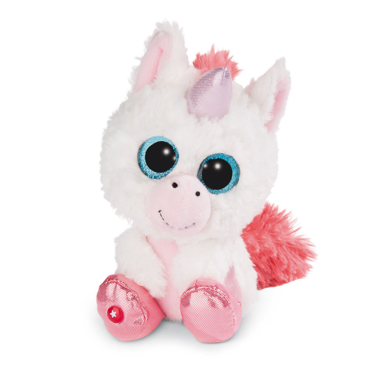 Nici Glubschis Pluchen Cuddle Unicorn Milky-Free, 15cm