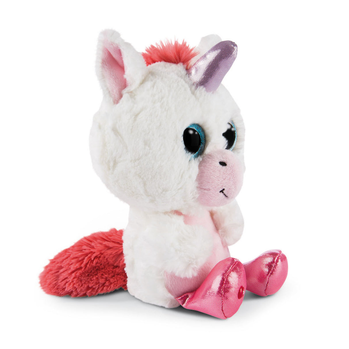 Nici Glubschis Pluchen Cuddle Unicorn Milky-Free, 15 cm