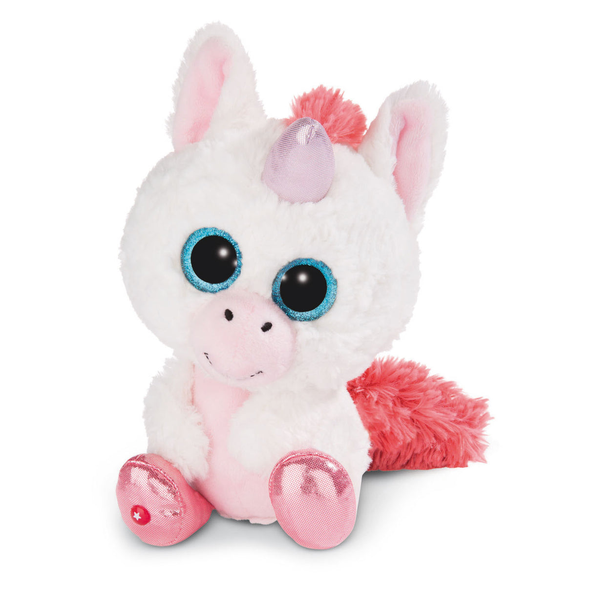 NICI Glubschchis plahnen haassen Unicorn Mëllech-gratis, 25cm