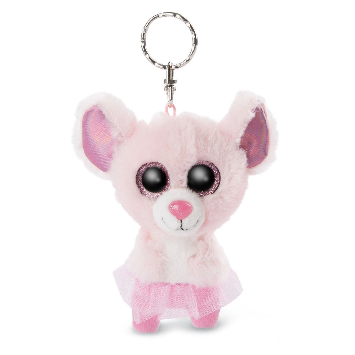 Nici Glubschis Pluchen Keychain Balerina Muis Yammy, 9cm